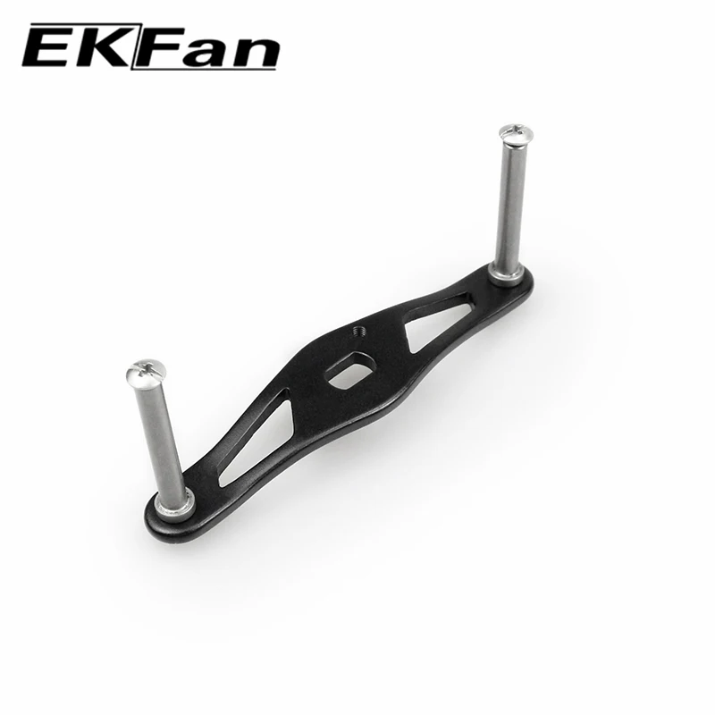 EKFAN-mango de carrete de pesca de aleación de aluminio, 80MM de longitud, agujeros de 8x5MM para carretes de pesca Baitcasting, manijas de rueda, piezas de perillas - imagen 5