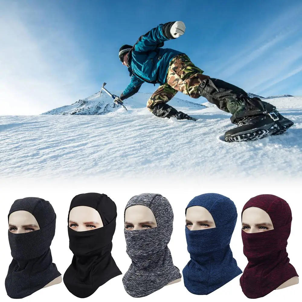 Hombres y mujeres, otoño e invierno, a prueba de viento, capucha para deportes al aire libre, máscara facial cálida para motocicleta, Braga para el cuello, pasamontañas, forro para casco - imagen 3
