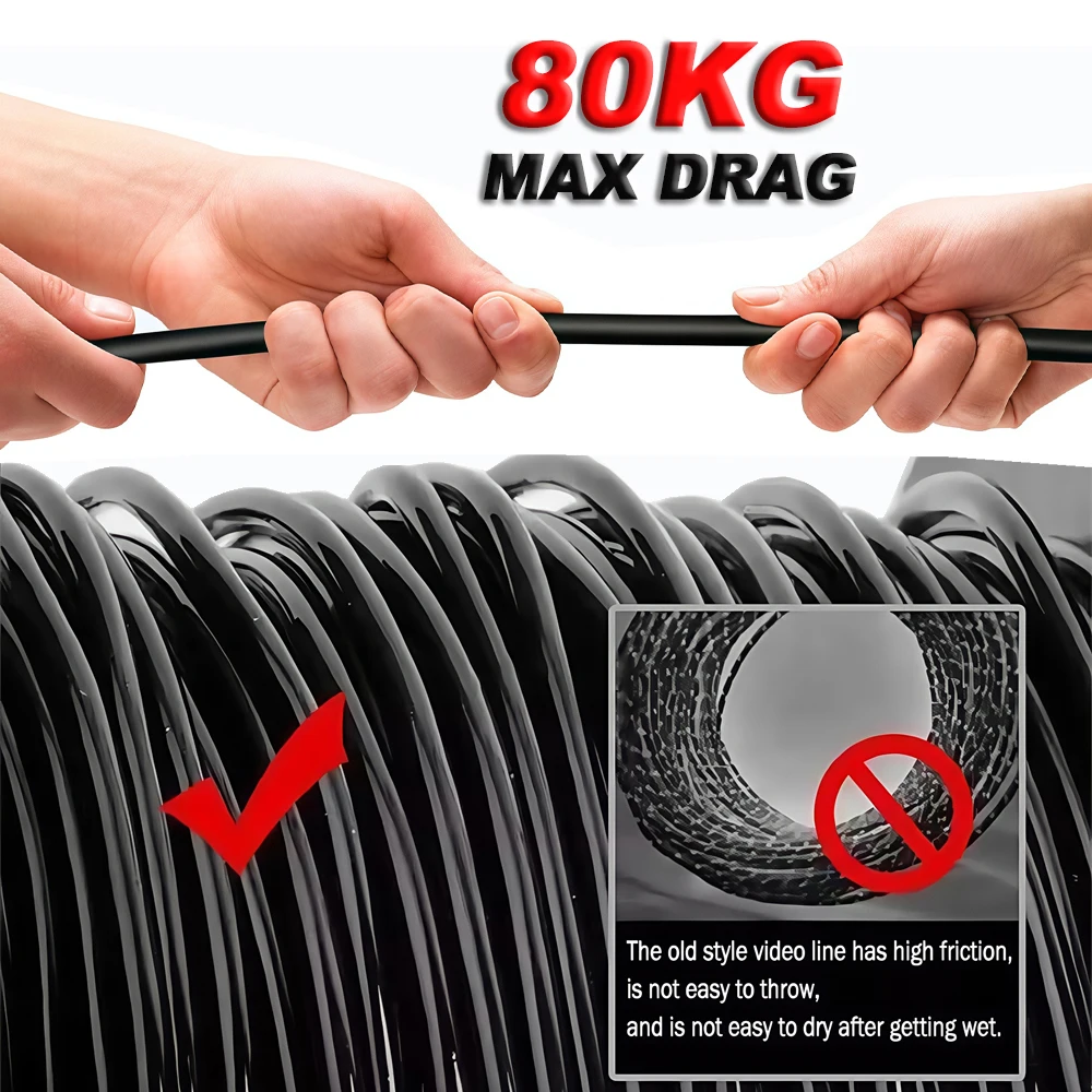 Cámara de pesca submarina MBLN de 4,3", 220 °   Gran angular, 2MP, visión nocturna, 5000mAh, cable de 15/20/30m Buscador de peces para hielo/lago/barco - imagen 3