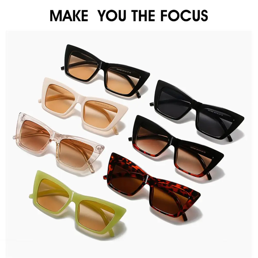 Accesorios de moda Gafas de protección UV400 Ojo de gato Gafas de sol para hombres Gafas de sol para mujeres Sombras - imagen 4