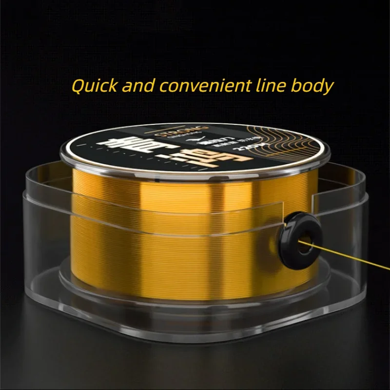 Línea de Pesca súper fuerte de 220m, línea principal de nailon, línea de señuelo suave resistente al desgaste, línea de Pesca de nailon antiflexión, Pesca de carpa - imagen 4