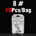 Size 8 10pcs in bag