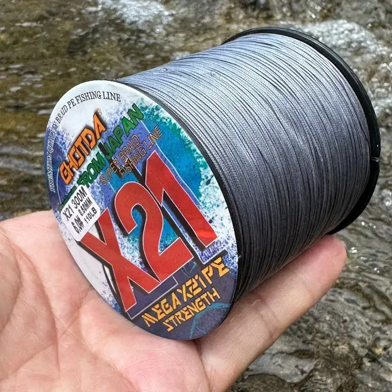 Trenza PE GHOTDA X21 – Multifilamento 21 hebras para carpa y mar - imagen 4