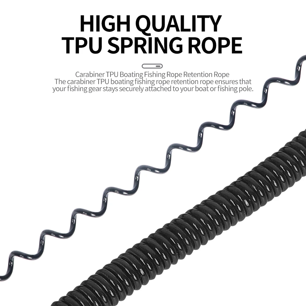 3 uds cuerda antideslizante de pesca 22cm hebilla retráctil pesca al aire libre Camping ciclismo cuerda retráctil herramientas de pesca aparejos - imagen 2