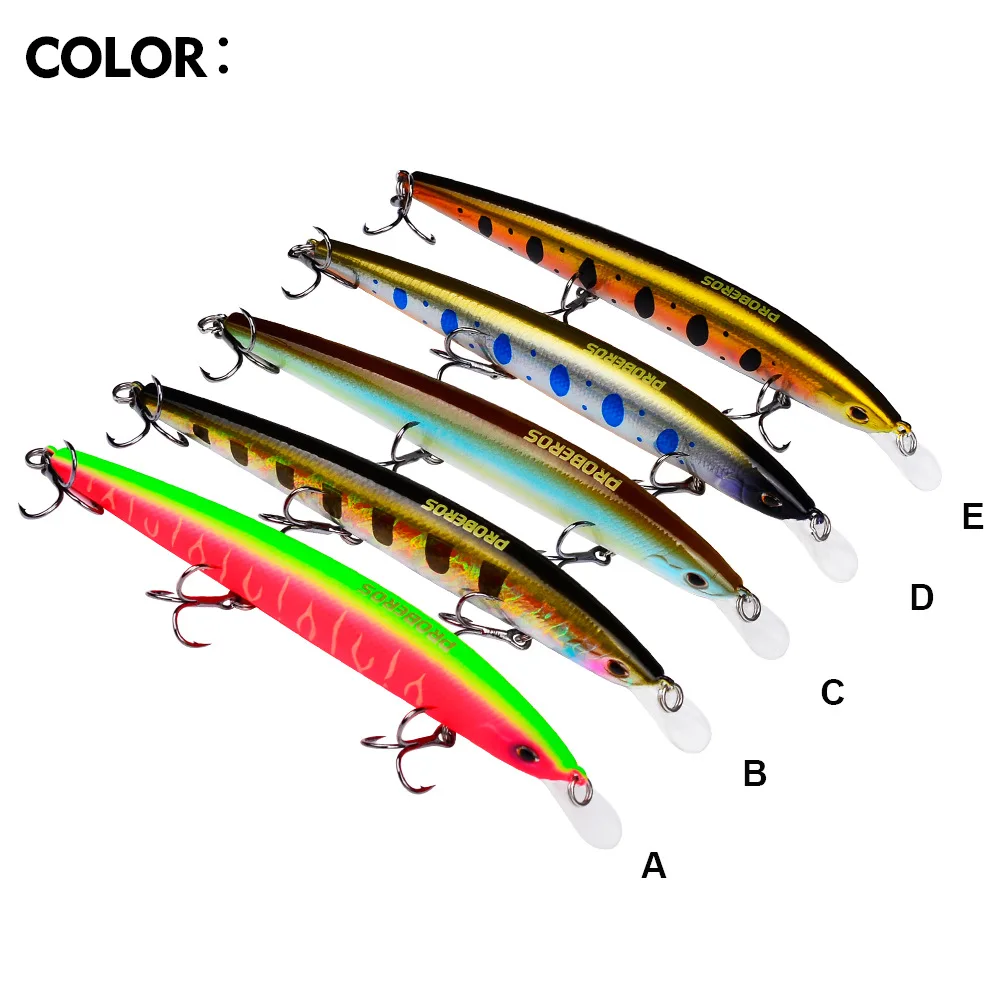 1 Uds. Señuelos de Pesca de pececillo japonés flotantes 9g 19,5g cebo duro cebo Artificial Wobbler Crankbait carpa perca Pesca aparejos de Pesca - imagen 2