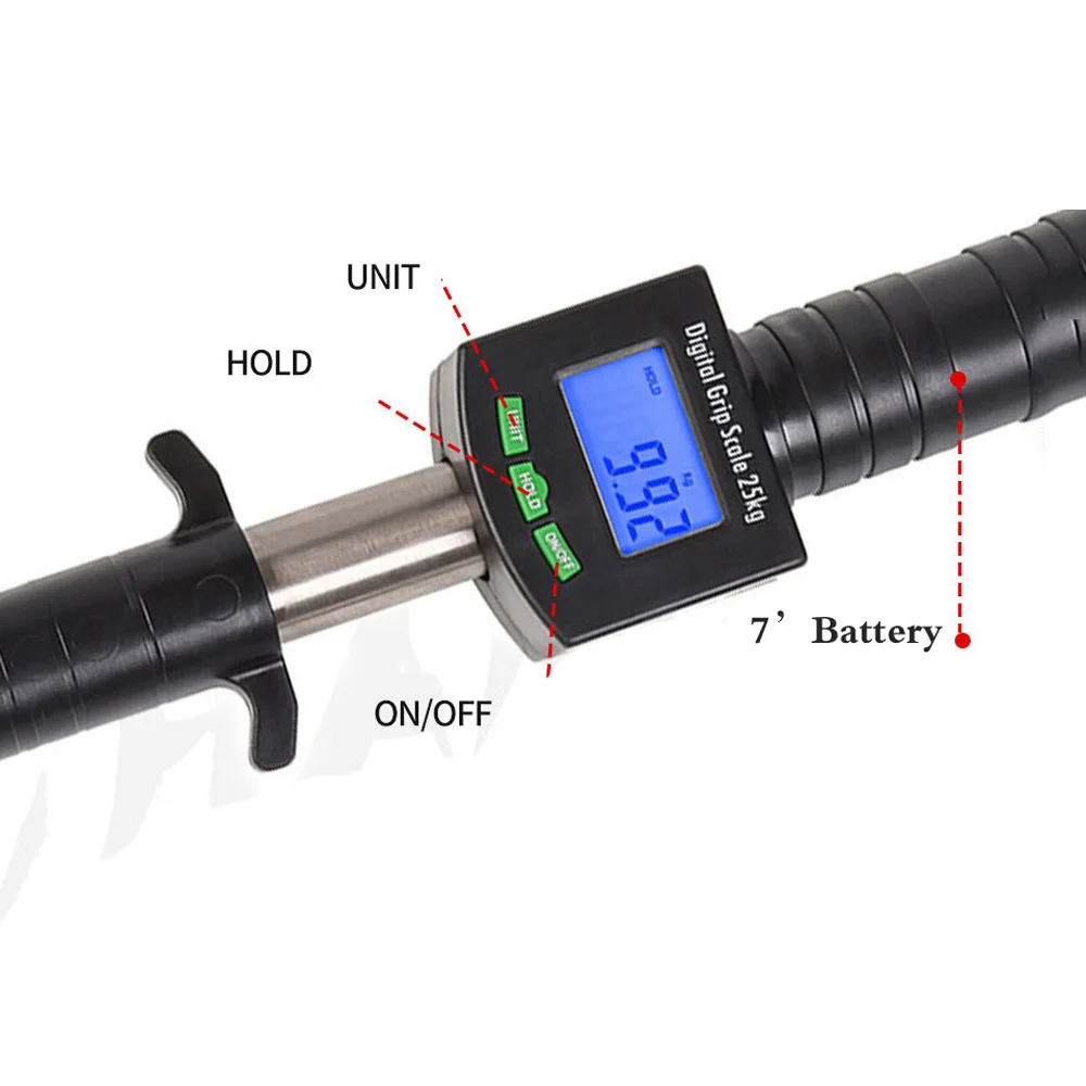Pinza Digital electrónica Led para pesca, herramienta de agarre con escala de 15/25KG, resistente al agua - imagen 5