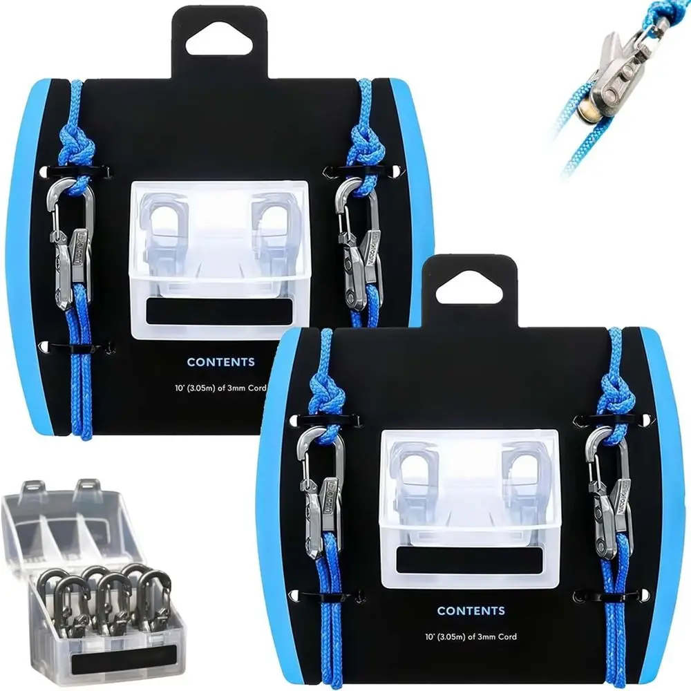 Nuevo Ajustador de cuerda portátil, ajustador de tensión de cuerda duradero, extractor de Cable, Control de cuerda multifuncional, Camping y navegación - imagen 4