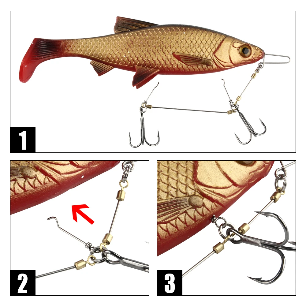 Pasadores de punta para swimbait Spinpoler – Acero de alta resistencia - imagen 5