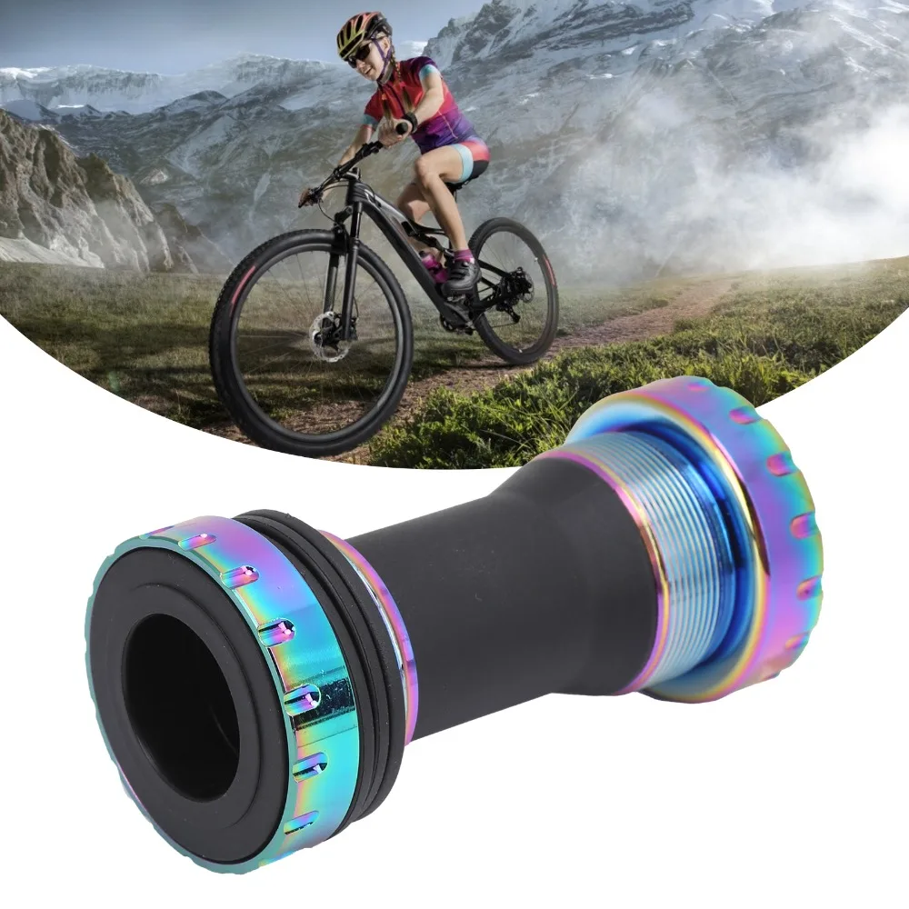 Soporte inferior BB 1,37x24T, rodamientos de soporte inferior ligeros de 68-73mm, aleación de aluminio + soporte inferior de nailon, accesorio para bicicleta - imagen 2