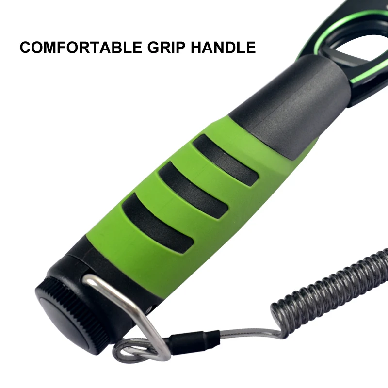 Nueva pinza de labio de pesca, alicates para pescado, agarre de mano, pinza de agarre de pesca portátil de aleación de aluminio con báscula de peso, herramientas de aparejos de pesca - imagen 3