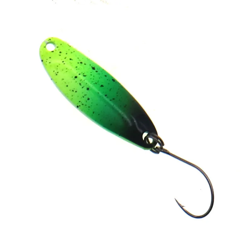 HISTOLURE-señuelo de Pesca con área de trucha, cuchara Artificial de un solo gancho, cebos giratorios wobbler, cuchara de 3g y 38mm para aparejos de Pesca de lubina y trucha - imagen 4