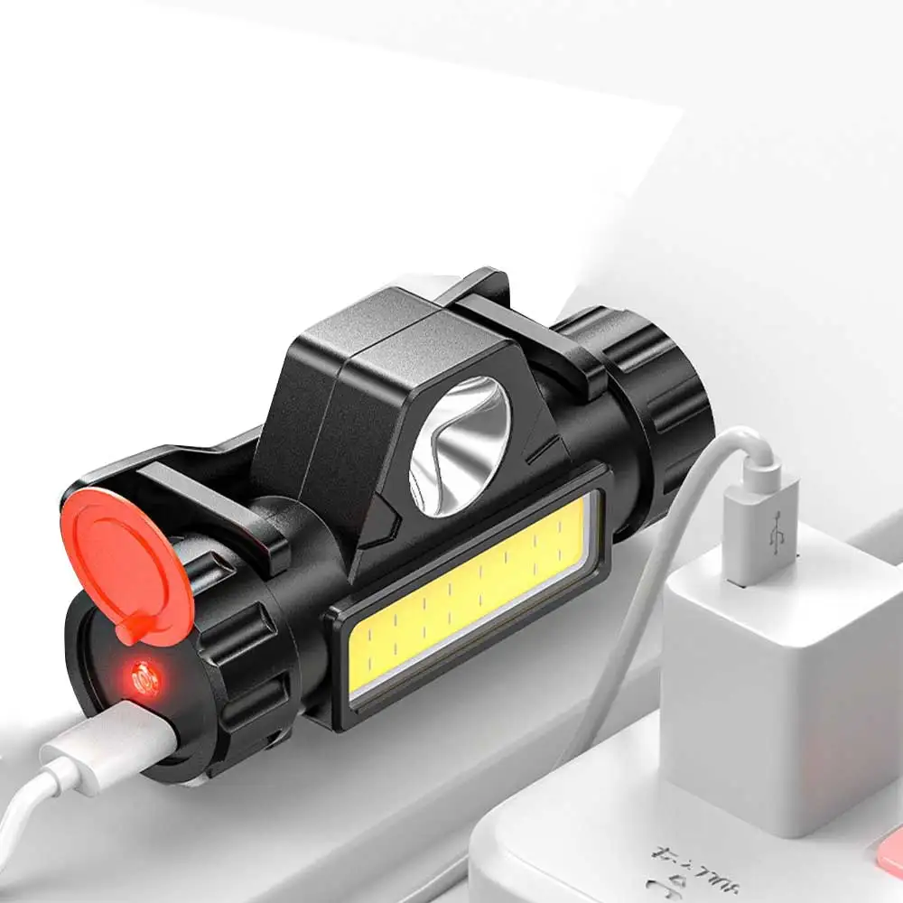 Luz LED blanca portátil, correa de pulsera, ciclismo nocturno, correr, lámpara de pesca, pulsera, lámpara de pulsera USB - imagen 5