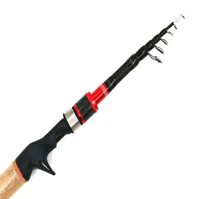 Mavllos ML Ultra Light Spinning Casting caña de Pescar Telescópica 2.1 M Señuelo de Peso 3/8-4/3 oz Suave acción de Casting Caña de Spinning Polo - imagen 4