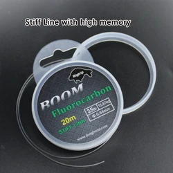Hooklink Boom fluorocarbono – Enlace rígido para feeder carpa