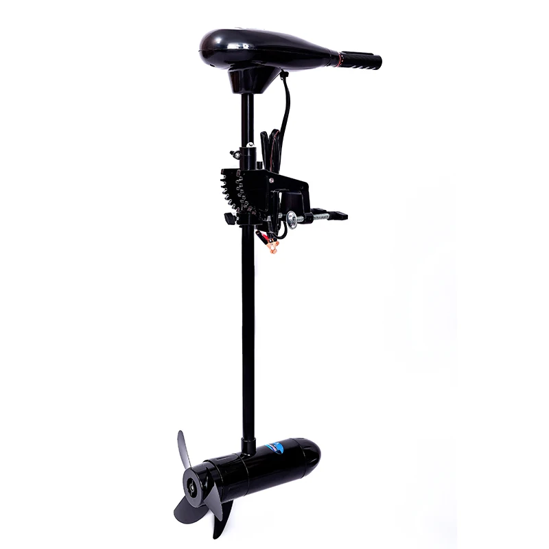 Motor eléctrico de arrastre Solar Marine, 12V CC, 40 libras, 480W, Motor fueraborda montado en popa para Kayaks inflables, barcos - imagen 2