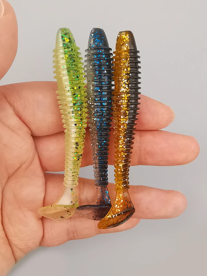 Señuelos de pesca LUREHOLIC Swing Impact FAT 1,5 "2,0" 2,5 "2,8" señuelos de cola de paleta en espiral Wobbler pesca señuelo suave para lubina - imagen 3