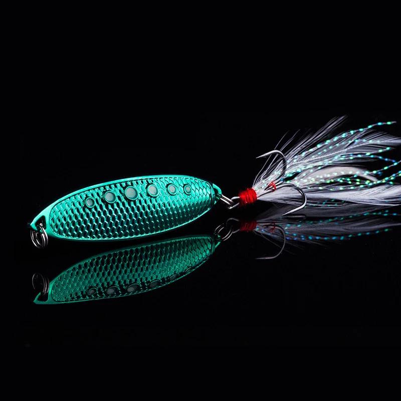 Aparejos de pesca PD, señuelo biónico de fundición larga, señuelo de lubina falsa, cebo de corredor de carretera, lentejuelas de haya, gran gramo - imagen 5