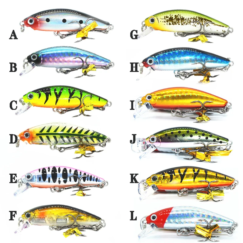 TAKEDO señuelo de lubina, señuelo de caballa española, venta al por mayor, Wobblers Jerkbait LB50 50mm 6,8g, Señuelos de pesca de pececillo que se hunden - imagen 5