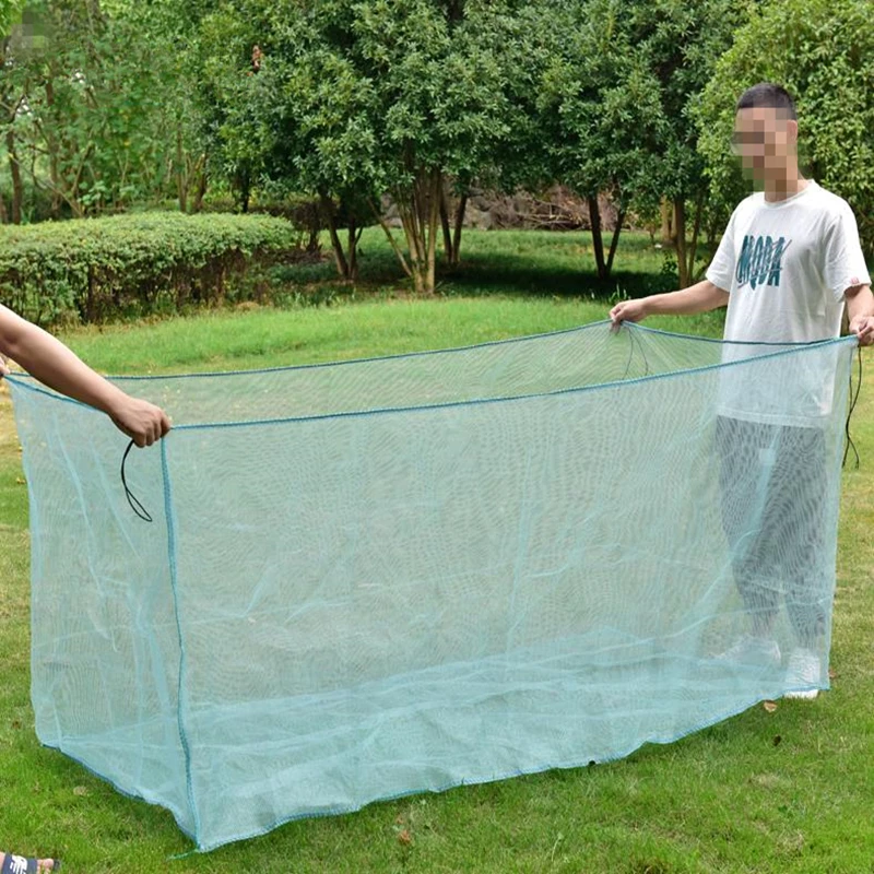 Jaula de red de cría de peces antiescape, jaula de camarón de Río para freír peces, caja de cría de acuicultura, Red de nailon para cría de peces - imagen 2