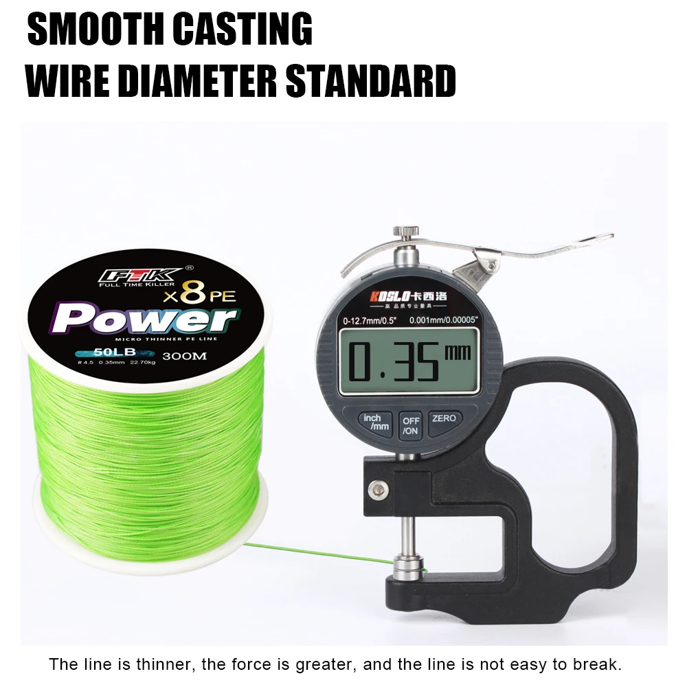 FTK-sedal de pesca trenzado de 8 hebras, multifilamento de 500M, 15LB-110LB, pesca de carpa, alambre trenzado japonés, accesorios de pesca, línea de Pe - imagen 5