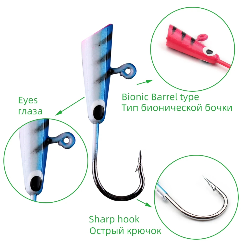 Anzuelos Jig Head Acero Carbono 29mm 1.8g – Carpa Invierno - imagen 3