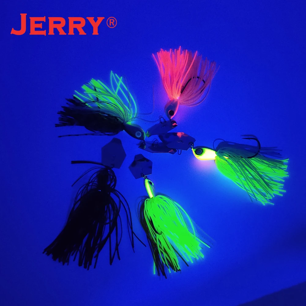 Jerry Dawn Chatterbait – Señuelo vibratorio para lubina con faldas de silicona - imagen 5