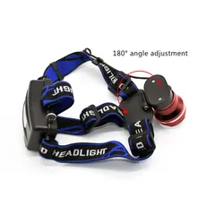 Linterna frontal RJ-2190 impermeable con LED para pesca nocturna