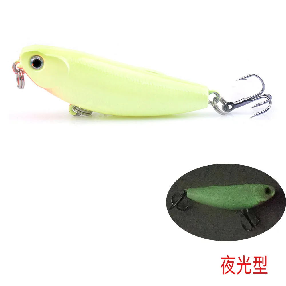 Señuelo de Pesca de lápiz flotante, 1 piezas, 5,7 cm, 4,8g, señuelos duros para perros de agua superior, cebos Wobblers, cebo duro Artificial, aparejos de Pesca - imagen 3