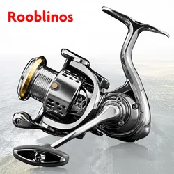 ROOBLINOS TW II 5,2: 1 relación de engranaje carrete giratorio ligero 2000-5000 carrete fundición suave izquierda/derecha Convertible versátil Fishi