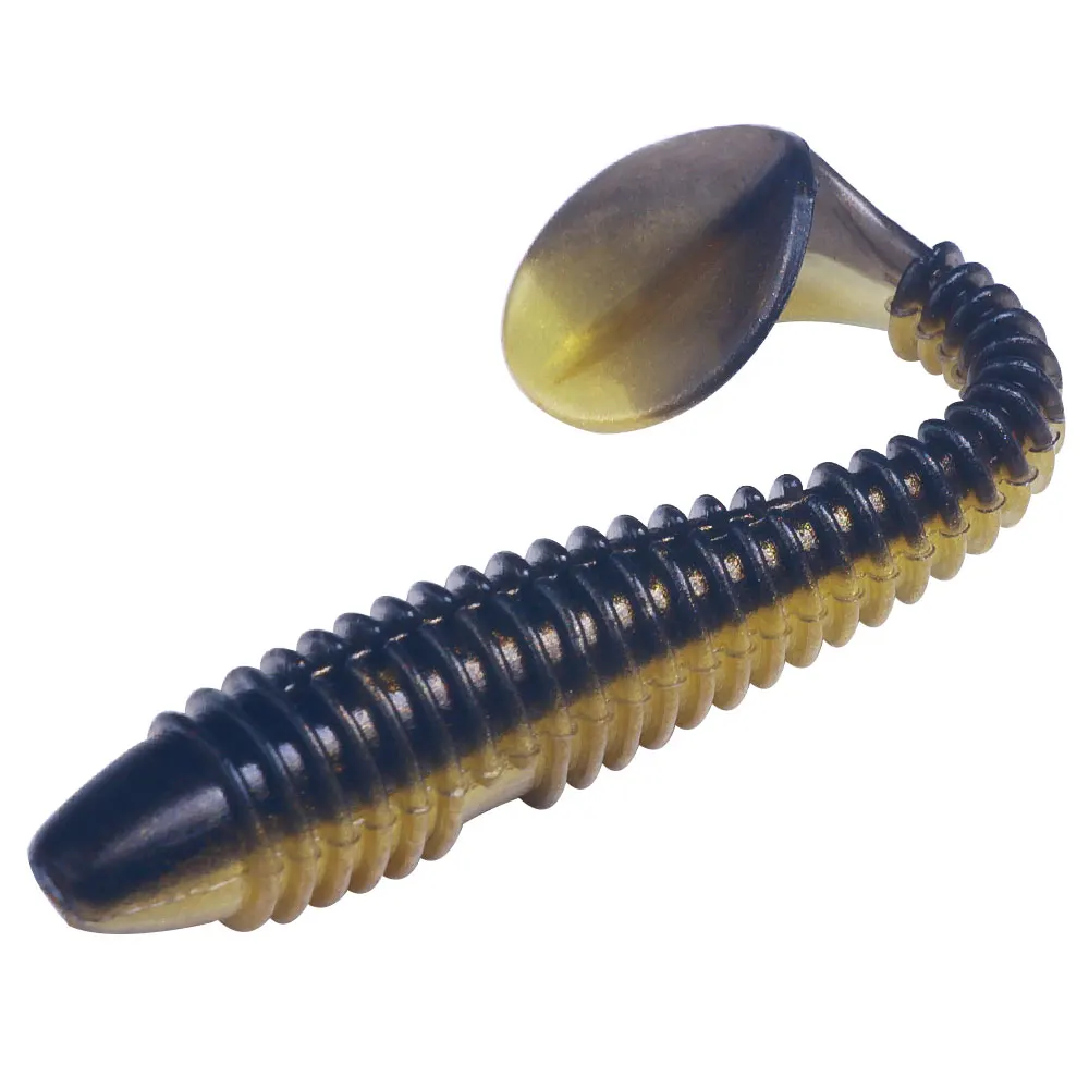 Cebos giratorios de goma, cebo falso, cebos de perca, señuelos de silicona para pesca, Swimbaits artificiales para aparejos de carpa lubina - imagen 2