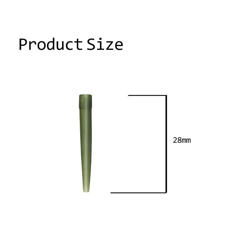 Accesorios de Pesca de carpa, 1000 Uds., 28mm, gancho de tubo antienredos, conector giratorio para sedal de Pesca, productos de protección, aparejos de Pesca - imagen 3