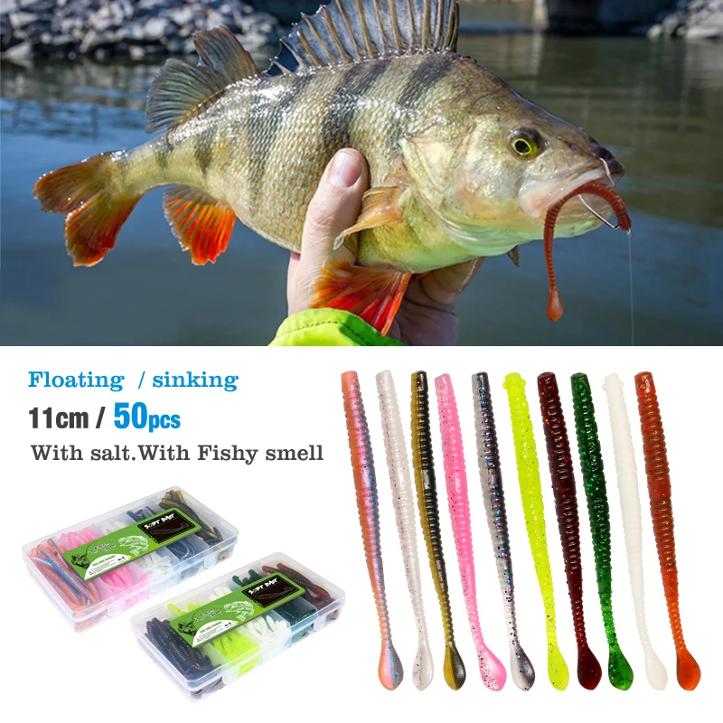 Señuelo flotante wobbler babosa para pesca marina – Cebo silicona - imagen 5