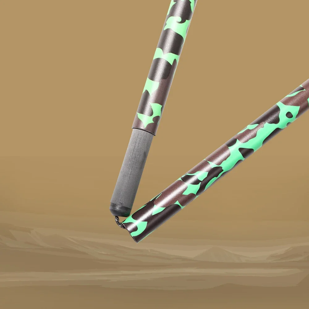 Bastones para caminar retráctiles ultraligeros de fibra de carbono, bastones de Trekking, palos de senderismo con patrón de camuflaje de fibra Cabon plegables - imagen 5