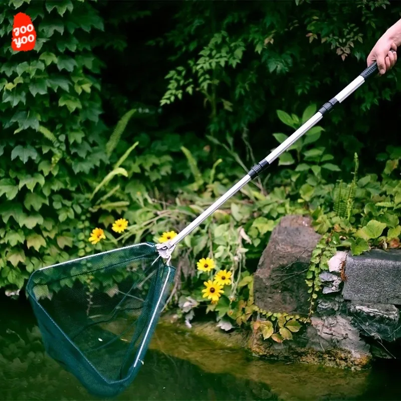 Red de pesca de aleación de aluminio de primera calidad, mango telescópico para agua dulce y salada, accesorios de pesca - imagen 5