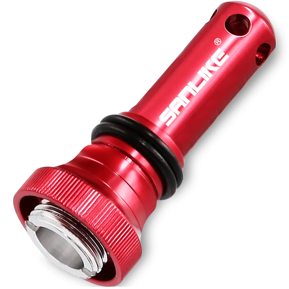 SANLIKE-mango de carrete de pesca, herramienta de aluminio ultraligera, resistente a la corrosión, para cebo Daiwa