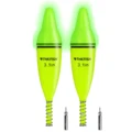 2pcs green 3.1in