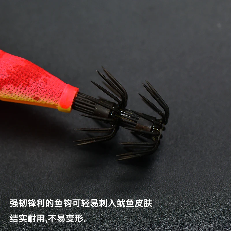 Camarón de madera YO-ZURI, cebo de calamar, cebo falso de mar, n. ° 4,0, importado de Japón - imagen 2