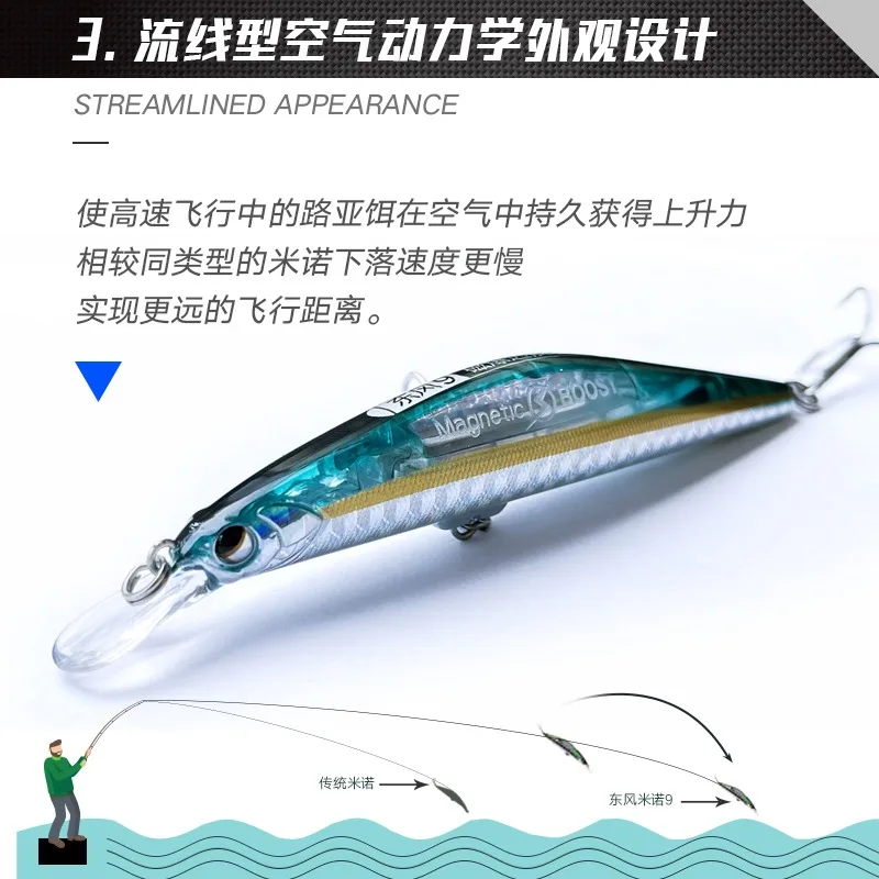 Señuelos Lurefans, cebo para peces, 11,5g, 90mm, hundimiento, señuelos magnéticos, Wobblers, alimentador, Lucio, señuelo Crankbait para pesca, el más nuevo señuelo para peces - imagen 4