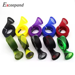 Funda para caña de pescar sin enredos, cubierta para caña de pescar de fundición de 170 cm y 30 mm de ancho, 10 colores, novedad