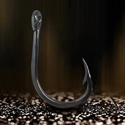 Anzuelos de acero inoxidable de alta resistencia, señuelo de asistencia para pesca lenta y rápida, aparejos de púas de carbono, AS 10 piezas, 6X