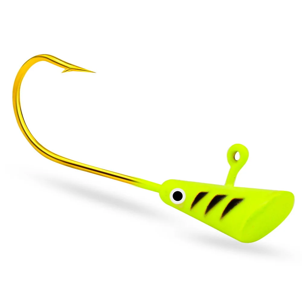 Anzuelos Jig Head con púas – Cabeza plantilla para vinilo - imagen 4