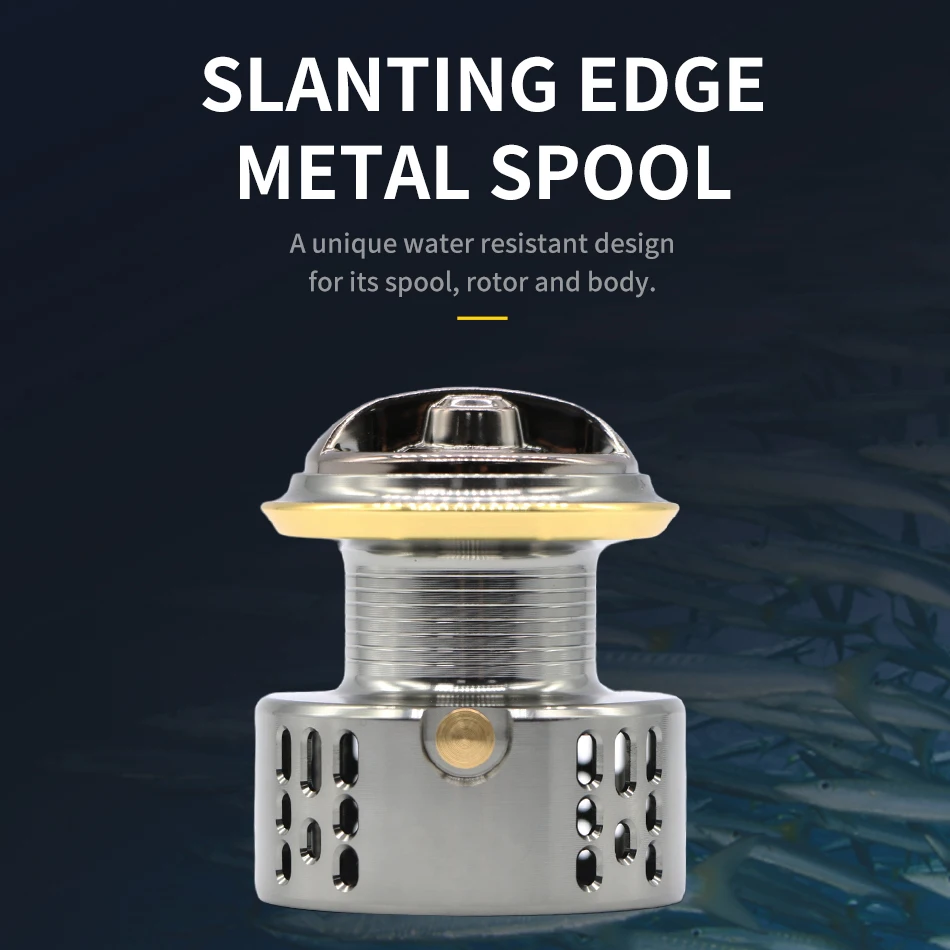 ROOBLINOS TW II 5,2: 1 relación de engranaje carrete giratorio ligero 2000-5000 carrete fundición suave izquierda/derecha Convertible versátil Fishi - imagen 2