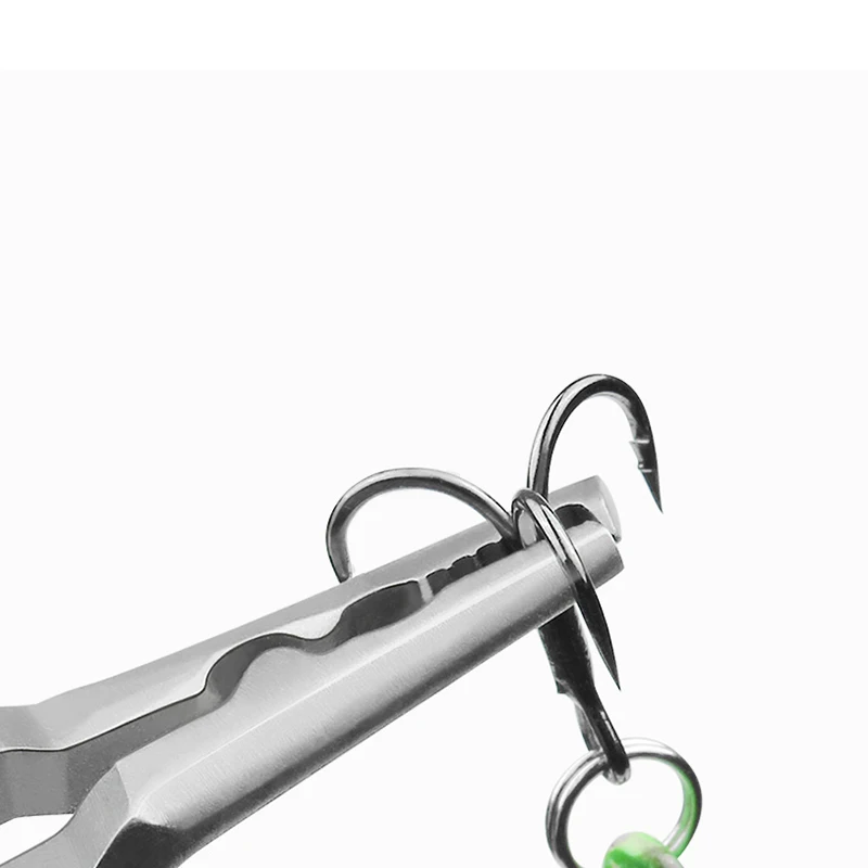 LINNHUE-Alicates de pesca multifuncionales plegables portátiles, tijeras de acero inoxidable, cortador de línea, quitar gancho, herramientas de pesca - imagen 5