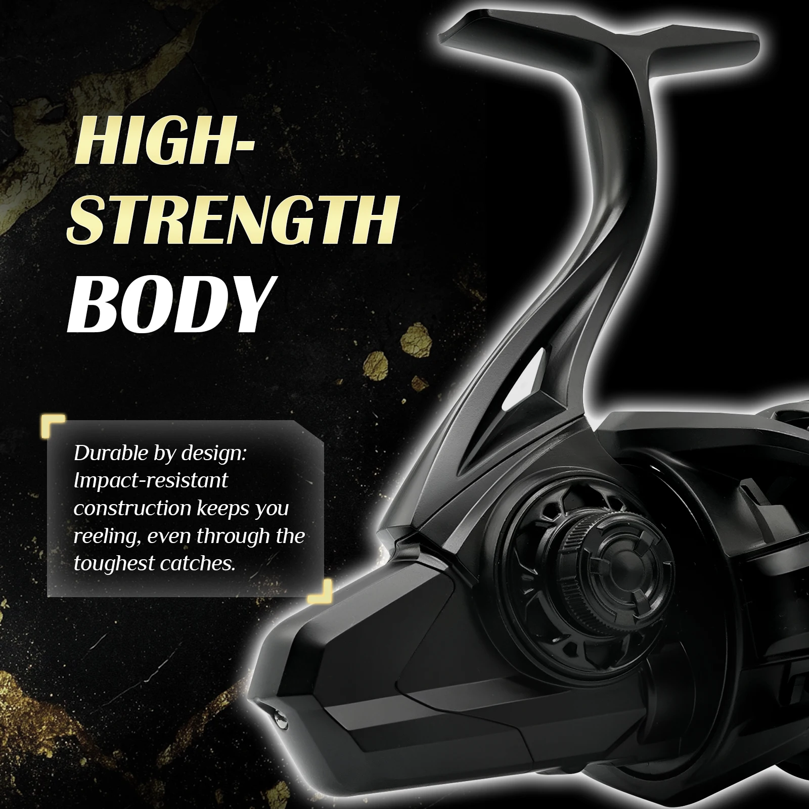 Carrete de pesca giratorio con rodamiento de acero inoxidable M 8000 9000 10000 12000 14000 25KG carrete potente arrastre de agua dulce y salada - imagen 3