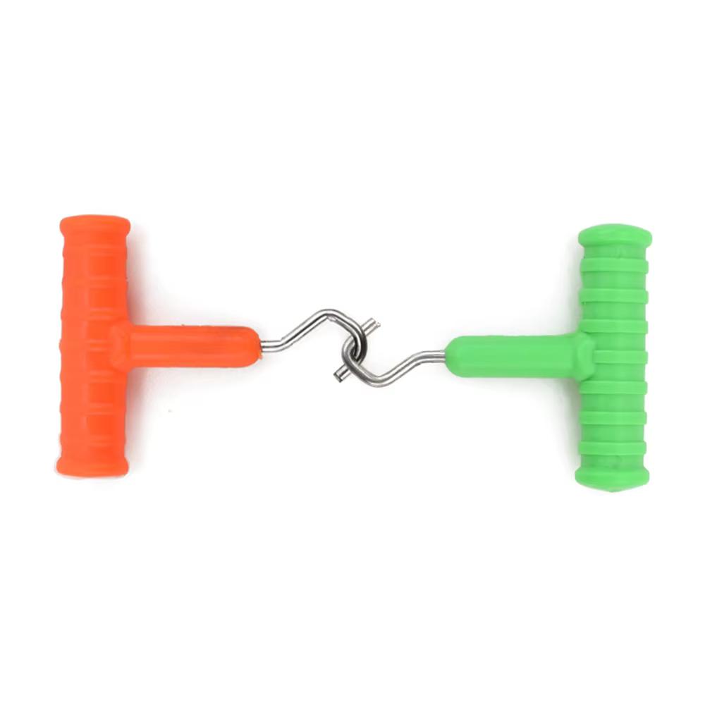 Aparejos de pesca de carpa, extractor de nudos, línea de gancho, herramienta de aparejo de pelo, accesorios de aparejos de pesca, 2 uds. - imagen 5