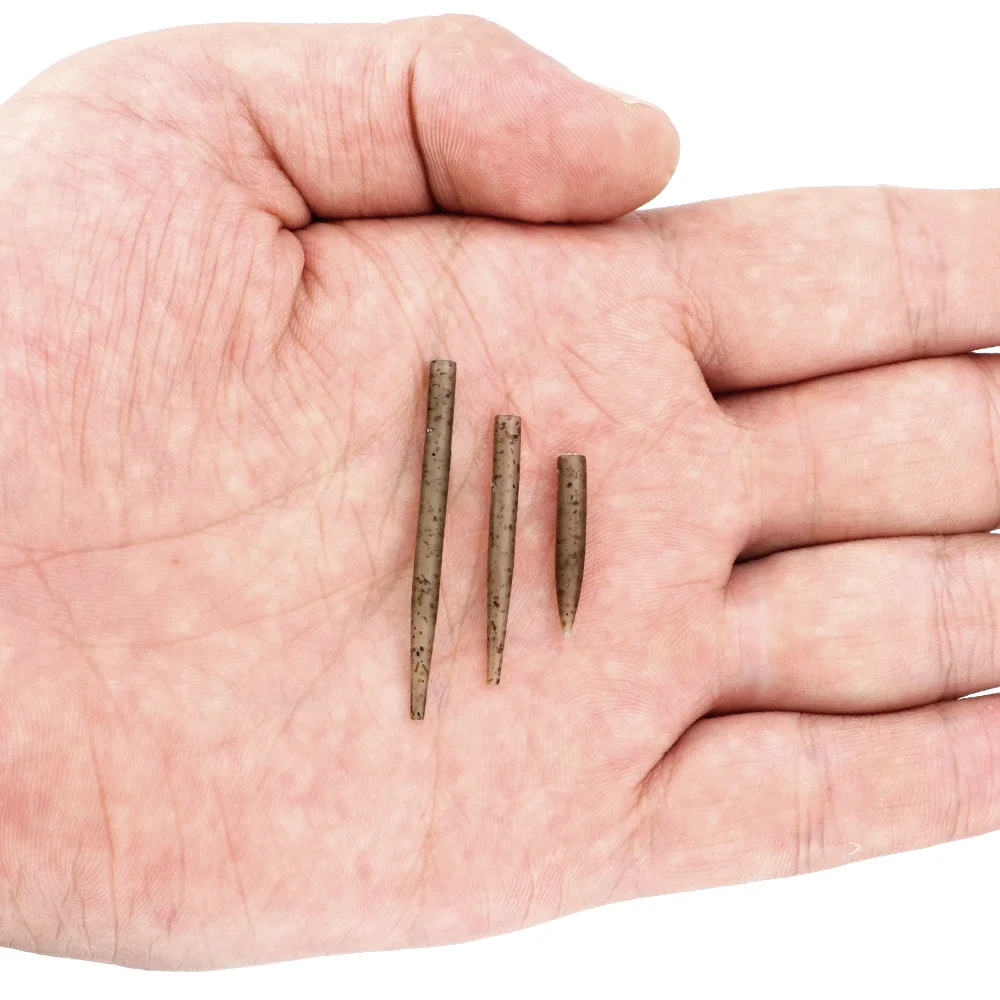 Hirisi 25/20 piezas pesca de carpa mangas antienredos conectar con gancho para pesca de carpa Terminal aparejos accesorios de pesca AH004 - imagen 4