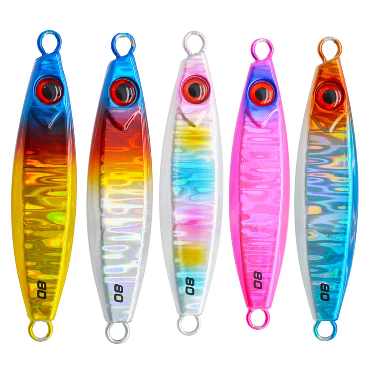 Señuelo Wahoo 40g 60g 80g, plantillas de fundición larga, plantillas de pesca costeras, señuelo de pesca de mar, plantillas de Metal, cebo - imagen 5