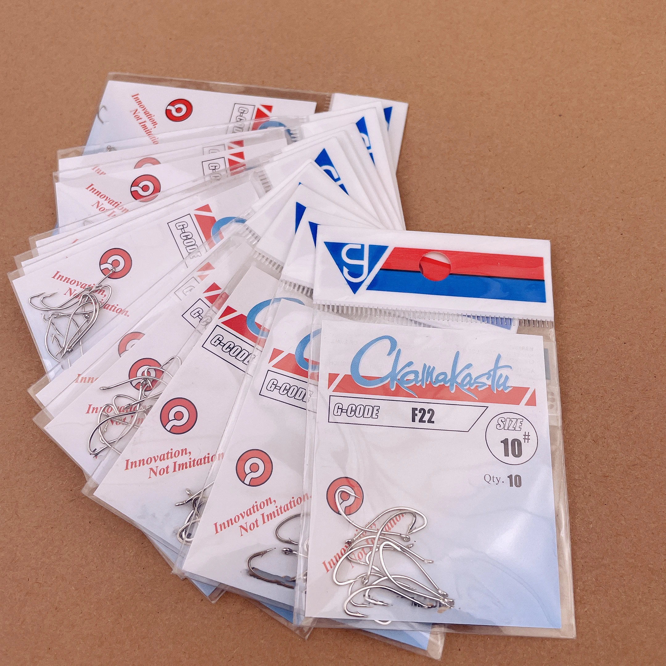 20 piezas-anzuelos de pesca de acero al carbono, plantilla de alta eficiencia, serie silverSeries 2 #-15 # - imagen 3