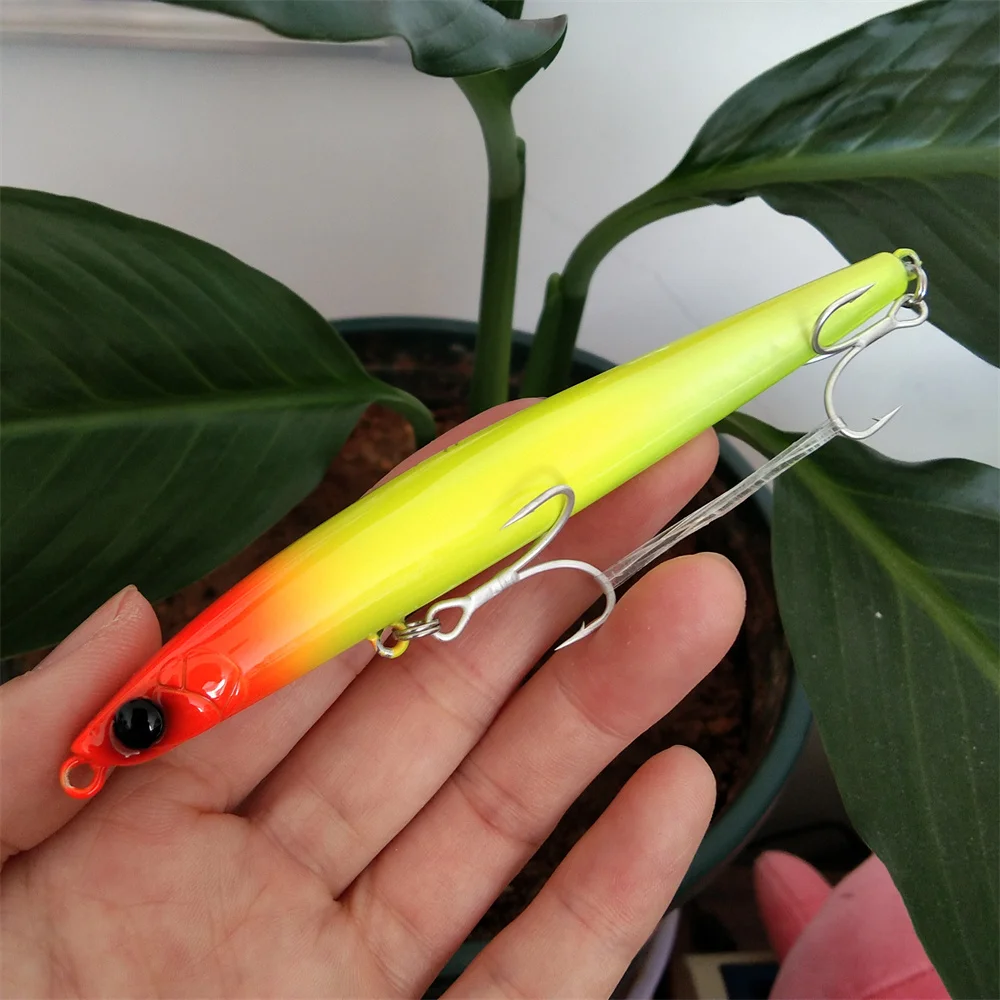 TSURINOYA-señuelo de pesca de tungsteno, cebo duro de 4 piezas, 115mm, 20g, de fundición larga, lápiz de hundimiento - imagen 2