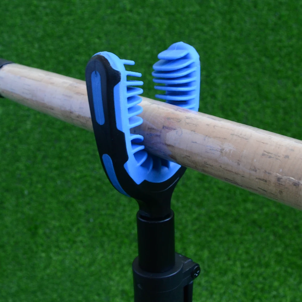 Hirisi-caña de pescar de carpa, cabezal de descanso, pinza de goma para alarma de pesca y barra de zumbido, soporte para caña de pescar, accesorios de pesca AC131 - imagen 2